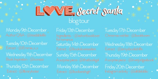 Love Secret Santa blog tour graphicV2